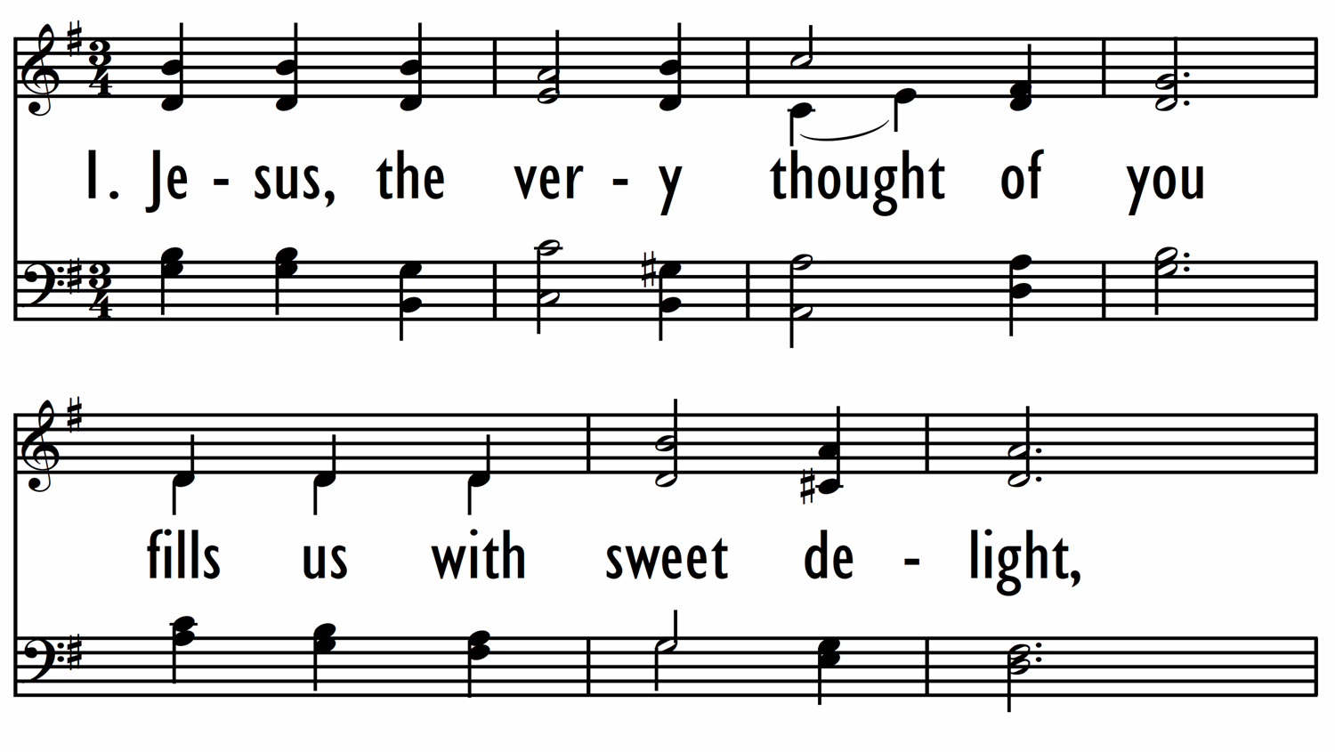 JESUS, THE VERY THOUGHT OF YOU-ppt