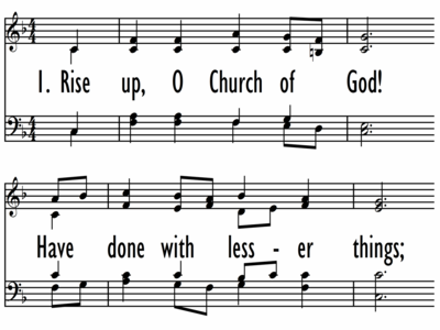 RISE UP, O CHURCH OF GOD (with word changes)-ppt