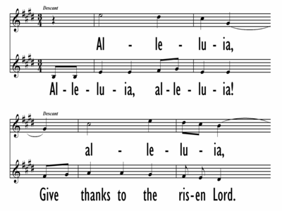 ALLELUIA, ALLELUIA! GIVE THANKS-ppt