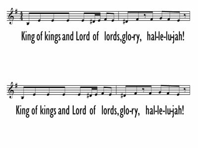 King Of Kings And Lord Of Lords Lead Line Digital Songs Hymns