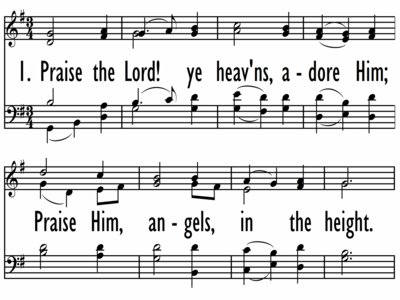 PRAISE THE LORD! YE HEAVENS ADORE HIM | Digital Songs & Hymns