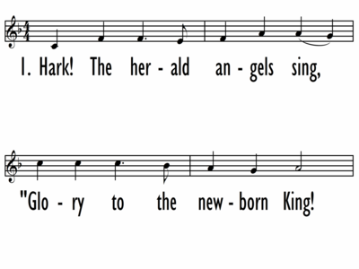 HARK! THE HERALD ANGELS SING - Lead Line-ppt