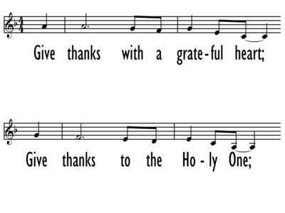 GIVE THANKS - Lead Line-ppt