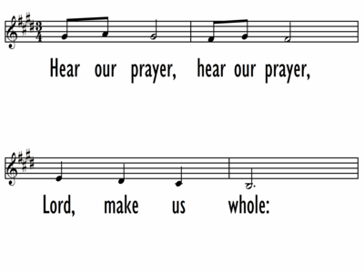 HEAR OUR PRAYER - Lead Line-ppt