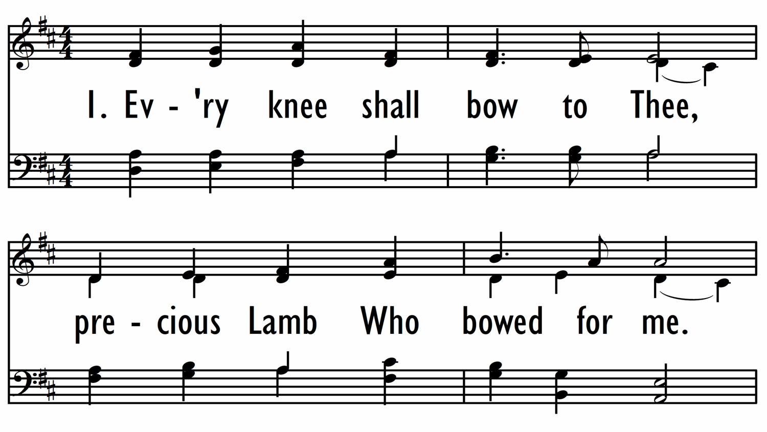EVERY KNEE SHALL BOW-ppt