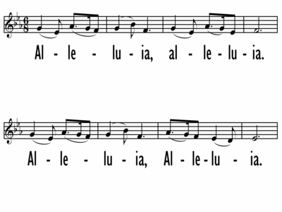 ALLELUIA (from Mass of Exaltation)-ppt
