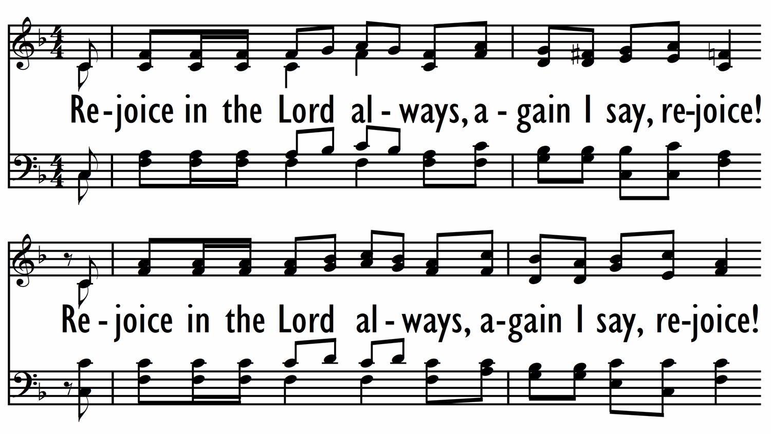 REJOICE IN THE LORD ALWAYS-ppt