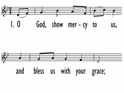 O GOD, SHOW MERCY TO US - Lead Line-ppt