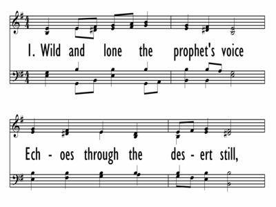 WILD AND LONE THE PROPHET'S VOICE-ppt