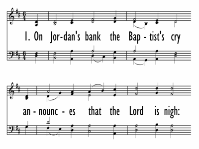 ON JORDAN'S BANK THE BAPTIST'S CRY-ppt