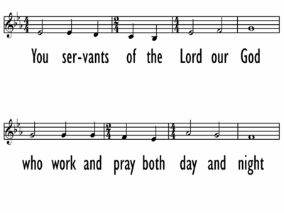 PSALM 134 - Lead Line-ppt