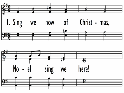 SING WE NOW OF CHRISTMAS-ppt