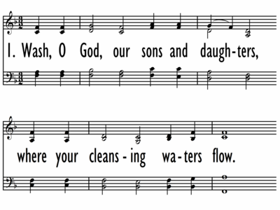 WASH, O GOD, OUR SONS AND DAUGHTERS-ppt