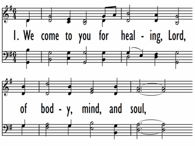 WE COME TO YOU FOR HEALING, LORD-ppt