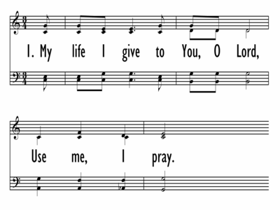 Thy Words - God Makes No Mistakes My life I give to you oh Lord use me I  pray May I glorify Your precious name in all I do and say Let