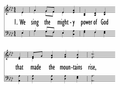 WE SING THE MIGHTY POWER OF GOD-ppt