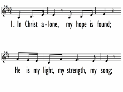 In Christ Alone With The Solid Rock Lead Digital Songs Hymns