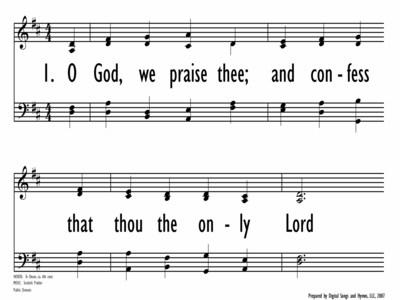 O GOD, WE PRAISE THEE-ppt