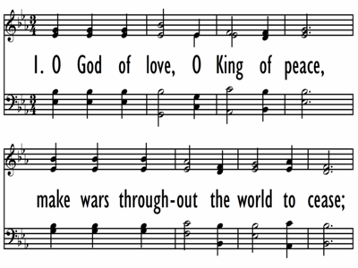 O GOD OF LOVE, O KING OF PEACE-ppt