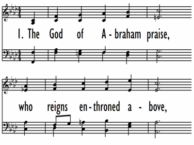 THE GOD OF ABRAHAM PRAISE-ppt