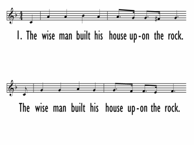 THE WISE MAN AND THE FOOLISH MAN - Lead Line-ppt