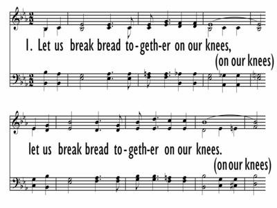 LET US BREAK BREAD TOGETHER - Lead Line-ppt