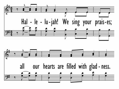 HALLELUJAH! WE SING YOUR PRAISES-ppt