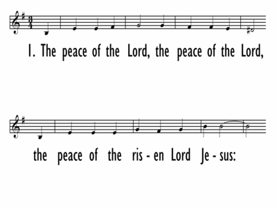 THE PEACE OF THE LORD - Lead Line (English only)-ppt