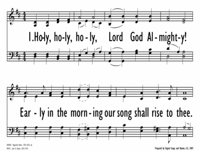 HOLY, HOLY, HOLY! LORD GOD ALMIGHTY | Digital Songs & Hymns