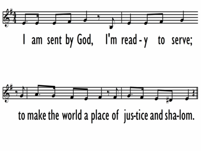 I AM SENT BY GOD - Lead Line-ppt