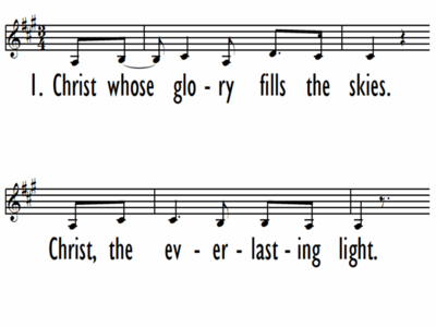 ADVENT HYMN - Lead Line-ppt