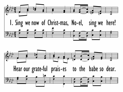 SING WE NOW OF CHRISTMAS-ppt