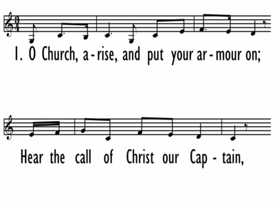 O CHURCH ARISE (ARISE SHINE) - Lead Line-ppt