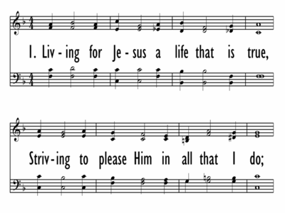 LIVING FOR JESUS - Cadet Theme Song-ppt