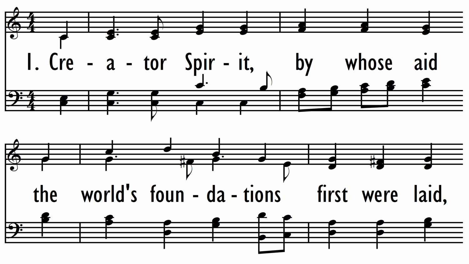 CREATOR SPIRIT, BY WHOSE AID-ppt