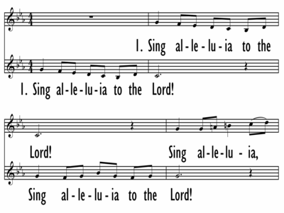SING ALLELUIA TO THE LORD-ppt