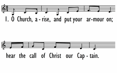 O CHURCH, ARISE (ARISE SHINE) - Lead Line-ppt