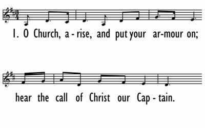 O CHURCH, ARISE (ARISE SHINE) - Lead Line-ppt