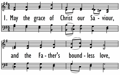 MAY THE GRACE OF CHRIST OUR SAVIOUR-ppt