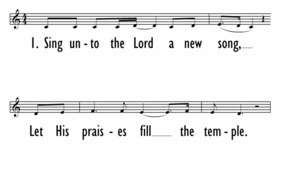 Sing Unto The Lord Lead Line Digital Songs Hymns