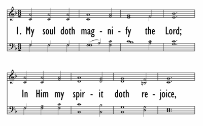 MY SOUL DOTH MAGNIFY THE LORD-ppt