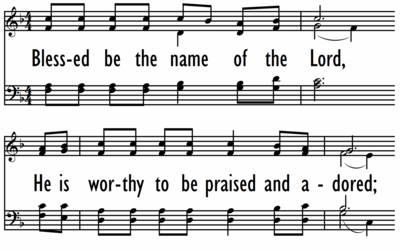 BLESSED BE THE NAME OF THE LORD | Digital Songs & Hymns