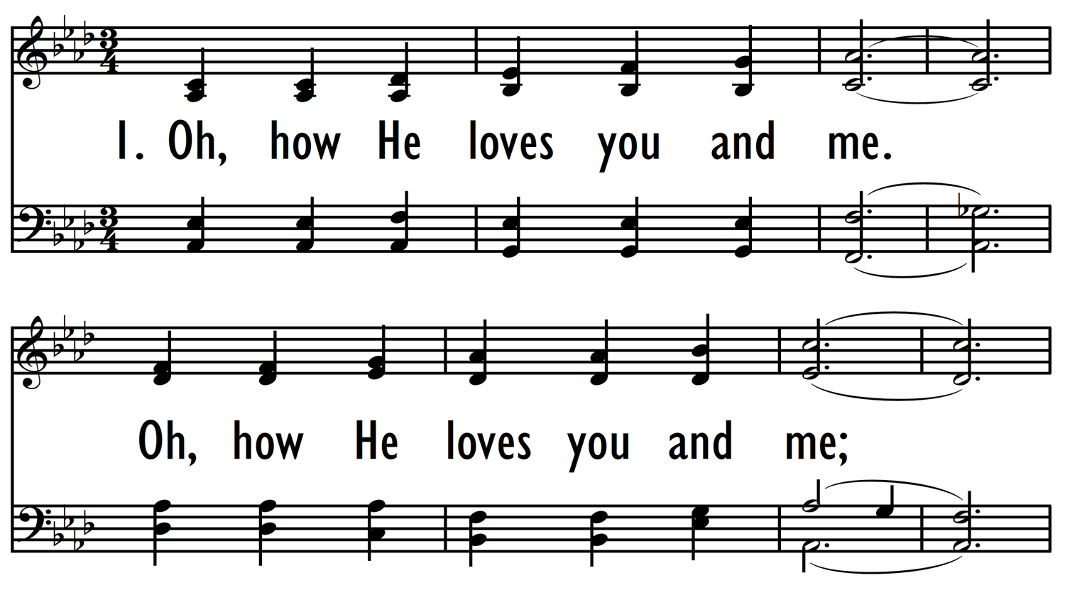 Oh How He Loves You And Me Digital Songs Hymns