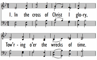 IN THE CROSS OF CHRIST I GLORY-ppt