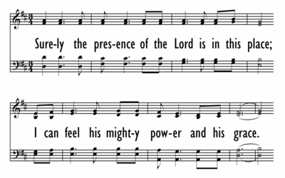 SURELY THE PRESENCE OF THE LORD-ppt