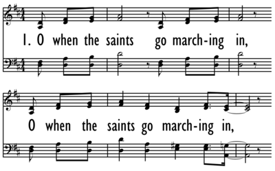 WHEN THE SAINTS GO MARCHING IN-ppt