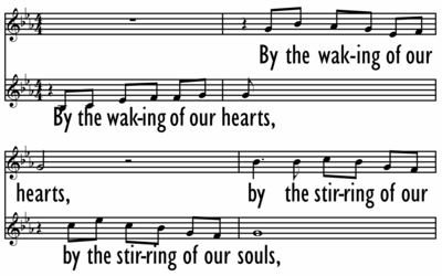 BY THE WAKING OF OUR HEARTS-ppt