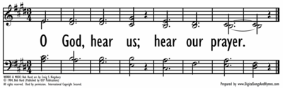 O GOD, HEAR US - Lead Line-ppt