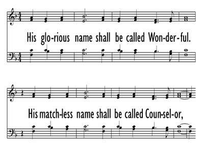 HIS GLORIOUS NAME-ppt