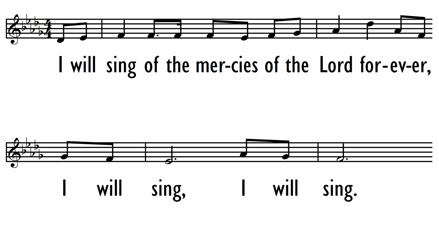 I WILL SING OF THE MERCIES-ppt